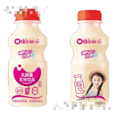 暢益星乳酸菌乳味飲料340ml