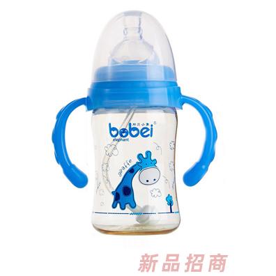 邦貝小象PPSU奶瓶藍色210ml