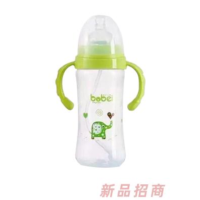 邦貝小象嬰幼兒奶瓶綠色