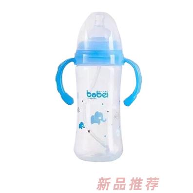 邦貝小象嬰幼兒奶瓶藍色