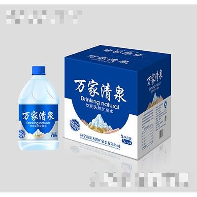 5L萬家清泉礦泉水外箱