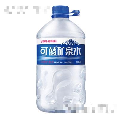 可藍(lán)礦泉水4L