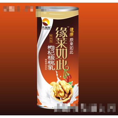 緣萊如此枸杞核桃露（罐）