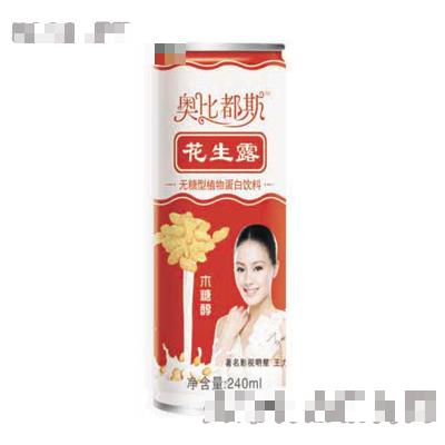奧比都無糖花生露240ml