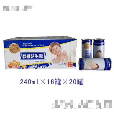 核桃花生露240mlX16罐X20罐