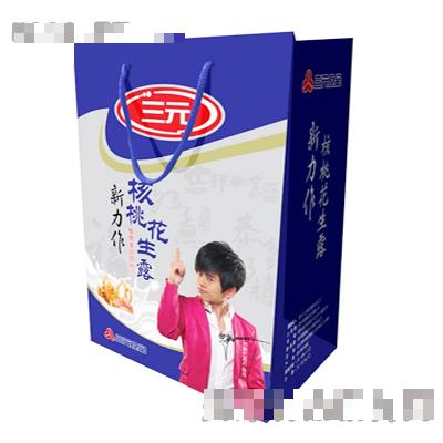 三元新力作核桃花生露240ml手提袋