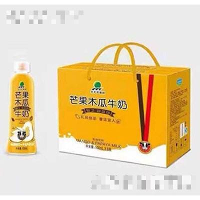 芒果木瓜牛奶500mlx8瓶