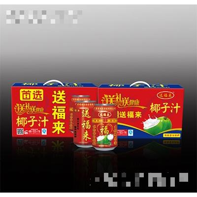 送福來(lái)核桃露330mlx12瓶