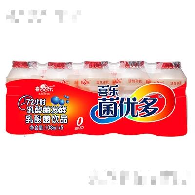 喜樂菌優多乳酸菌108mlX5
