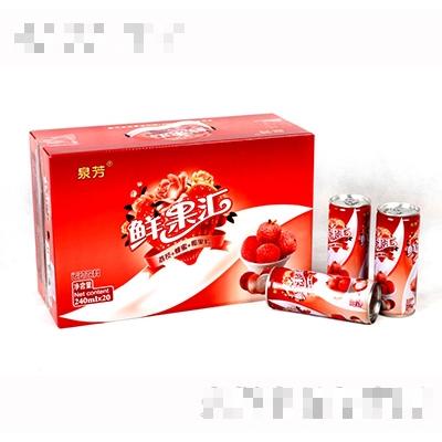 泉芳鮮果匯240mlx20罐