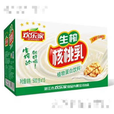 歡樂家500克x15生榨核桃乳
