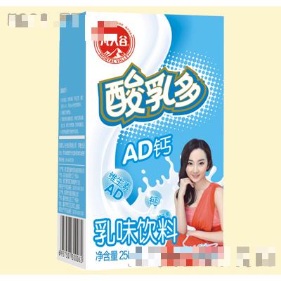 凡人谷酸乳多AD鈣乳飲料250ml