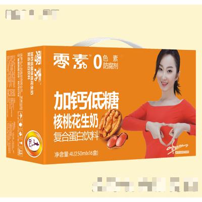零素加鈣低糖核桃花生奶250mlx24盒