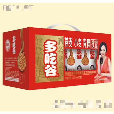 多吃谷谷物飲品250mlx12盒（燕麥、小麥、青稞）