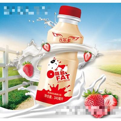元樂多草莓味乳酸菌飲品效果圖