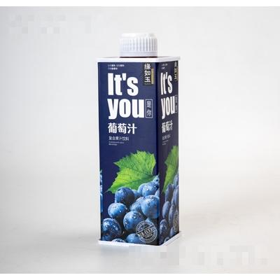 緣如玉葡萄汁復合果汁飲料600ml