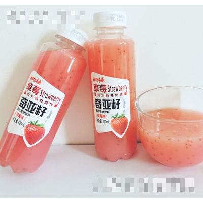 擁抱青春草莓奇亞籽果汁復合飲料