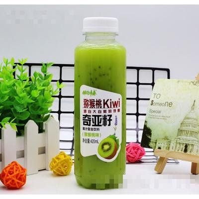 擁抱青春奇亞籽果汁復合飲料獼猴桃味420ml（瓶）