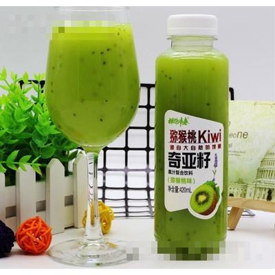 擁抱青春奇亞籽果汁復合飲料獼猴桃味420ml（瓶裝）