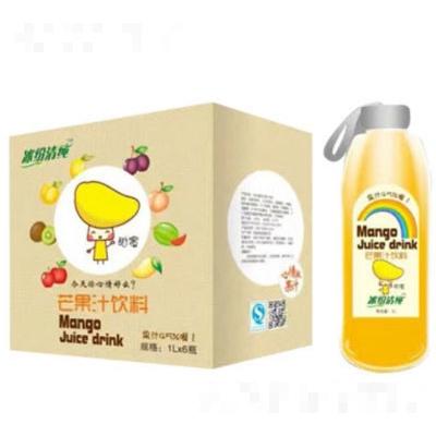 冰紛清純芒果汁飲料1LX6（箱裝）