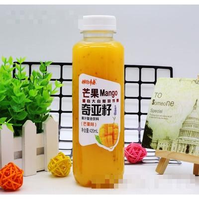 擁抱青春奇亞籽果汁復合飲料芒果味420ml（瓶）