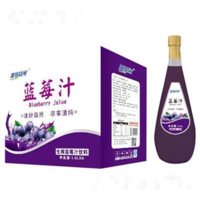 冰紛清純藍莓汁飲料1.5LX6
