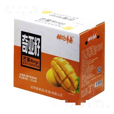 擁抱青春奇亞籽果汁復合飲料芒果味1.25LX8