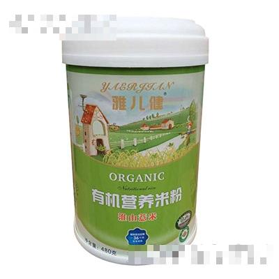 雅兒健480克罐裝（淮山薏米）有機(jī)營(yíng)養(yǎng)米粉