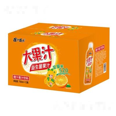酉汁酉味橙汁復(fù)合果汁飲料750mlX12