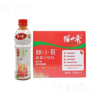 深山秀甜小哥桃果汁飲料358毫升×12