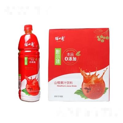 深山秀酸小妹山楂果汁飲料1升×6