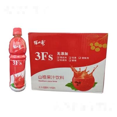 深山秀山楂果汁飲料520毫升×12