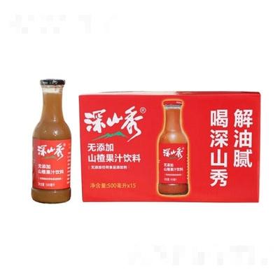 深山秀山楂果汁飲料500毫升×15