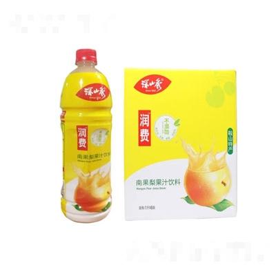 深山秀南果梨汁飲料1升×6