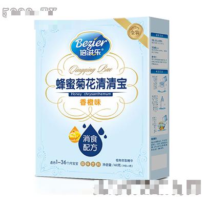 盒裝蜂蜜菊花消食清清寶效果