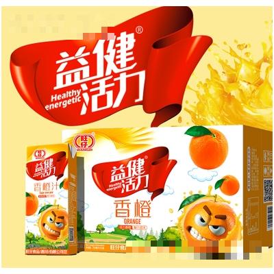 旺仔益健活力香橙汁果汁飲料250ml×24盒