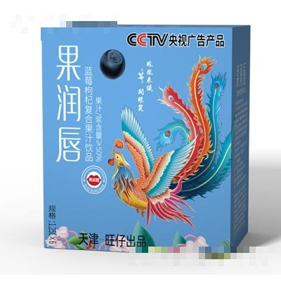 果潤唇藍莓枸杞復合果汁飲品1.25LX6