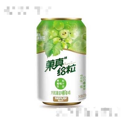 菓真給粒果粒葡萄汁飲品310ml