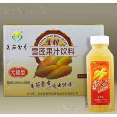 美茹奢香生榨雪蓮果汁飲料300mlX20瓶
