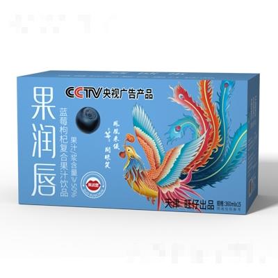 果潤唇藍莓枸杞復合果汁飲品360mlX15