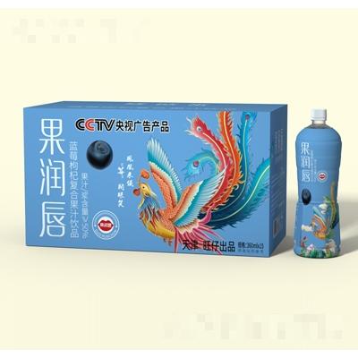 果潤唇藍莓枸杞復合果汁飲品360mlX15瓶