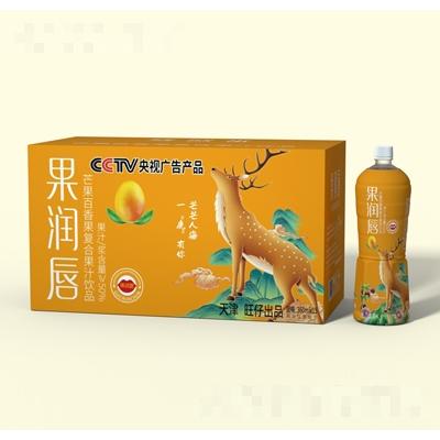 果潤唇芒果百香果復合果汁飲品360mlX15瓶