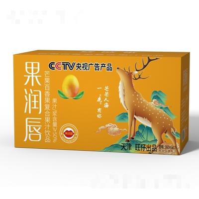 果潤唇芒果百香果復合果汁飲品360mlX15