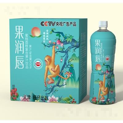 果潤唇蜜桃荔枝復合果汁飲品1.25LX6瓶