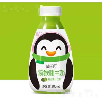 簡樂派獼猴桃牛奶復(fù)合果汁飲品380ml