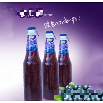 金果園藍莓果汁瓶裝果汁飲料