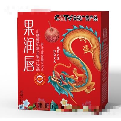 果潤唇山楂枸杞復(fù)合果汁飲品1.25LX6