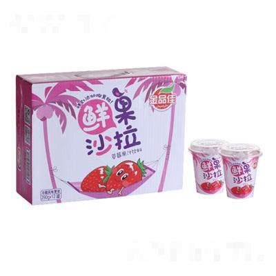 金品佳草莓果汁飲料290gX12罐