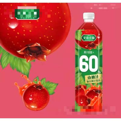 文庭莊園山楂汁復(fù)合果汁飲料1.25L