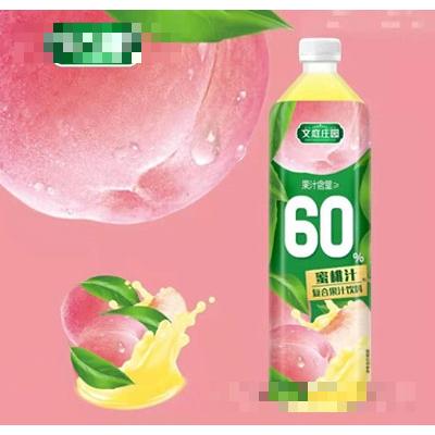 文庭莊園蜜桃汁復(fù)合果汁飲料1.25L